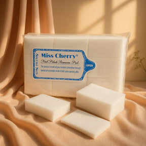 Miss Cherry Gasas Algodón para Remover Esmalte de Uñas Desechable Absorbente y Práctico Ideal para Manicura y Pedicura Libre de Pelusa 2 Paquete