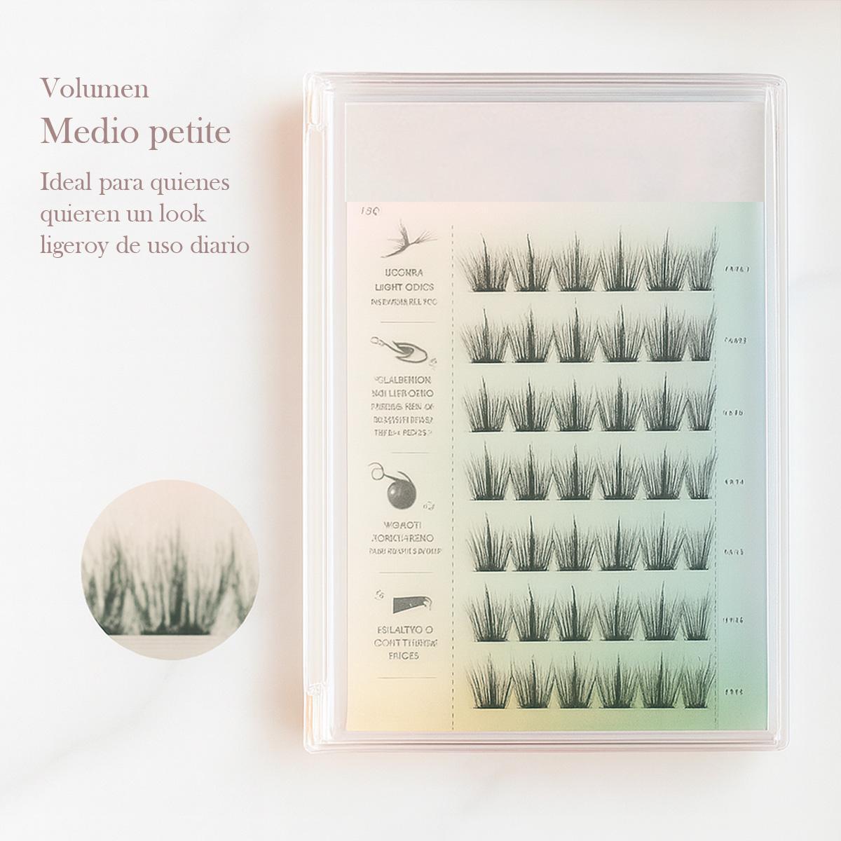 Miss Cherry Pestañas Set de extensiones de pestañas postizas mezcla de pestañas sintéticas