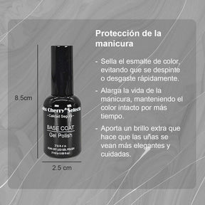 Miss Cherry Base Coat Gel UV/LED semipermanente para uñas 6p 21ml