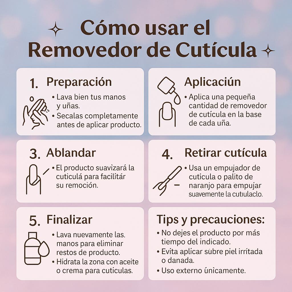 Miss Cherry Ablandador de Cuticula para Manicura Express 15ml uñas cuidado