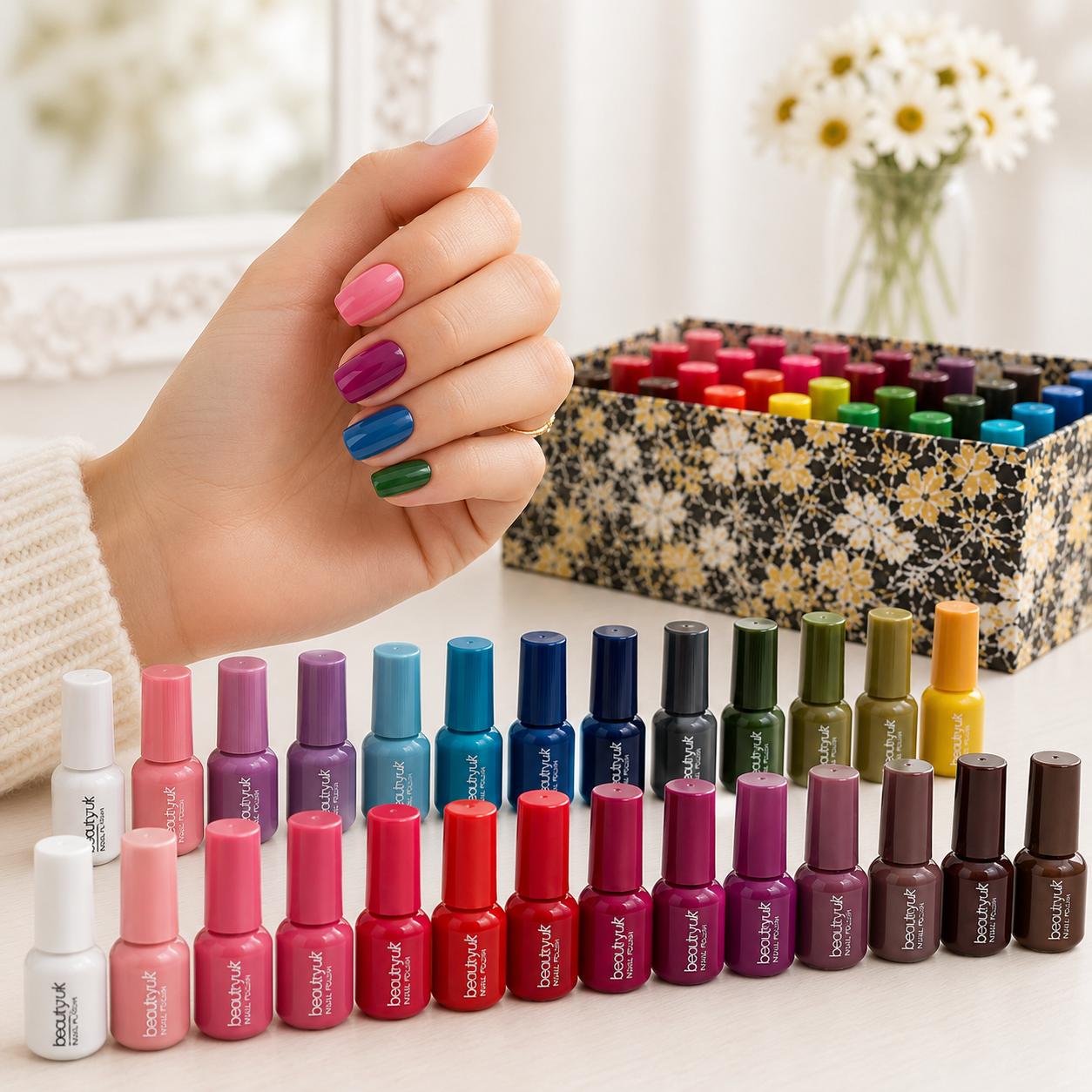 MISS CHERRY Gel esmalte semipermanente para uñas Uv Led GAMA DE 30 PZS