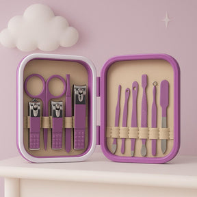 Miss Cherry Set Manicura 12In1 Kit de Manicura y Pedicure Set  Acero Inoxidable herramientas