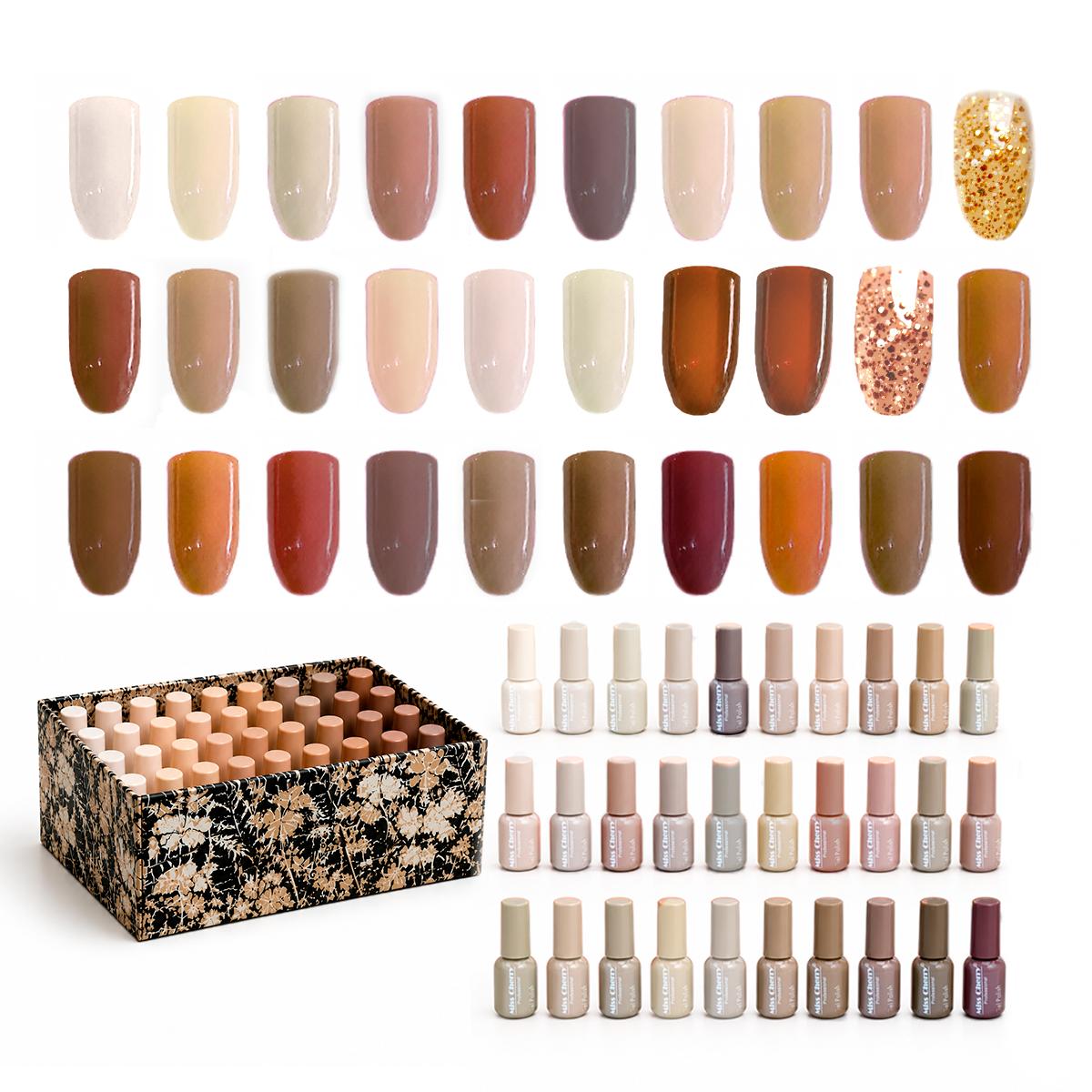 MISS CHERRY Gel esmalte semipermanente para uñas Uv Led GAMA DE 30 PZS