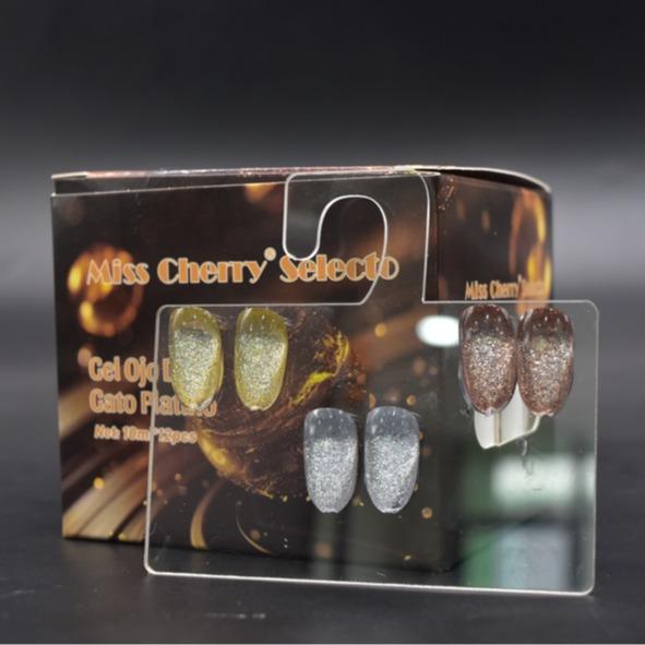 Miss Cherry Gel Ojo de gato Platino profesional manicura UV LED uñas