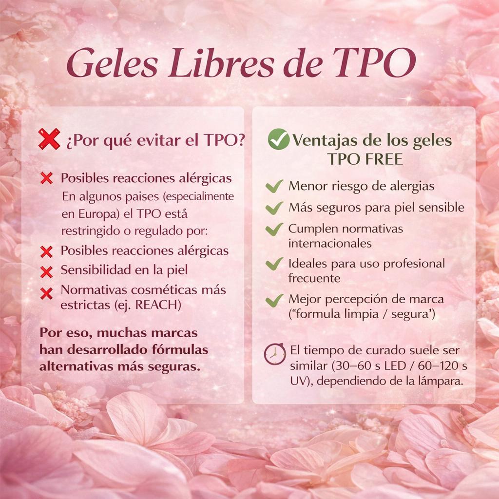 HEMA TPO Free Miss Cherry Ojo de gato Mauve Pink gama TPO FREE profesional manicura uñas efecto 6pz UV LED gel