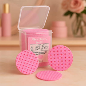 Miss Cherry Forma de Galleta Toallitas limpiadoras sin pelusa rosa 200pz