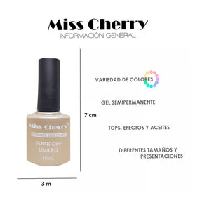 Miss Cherry Diamante smalto Gel para Uñas gama profesional UV LED  12 pzs 10 ml