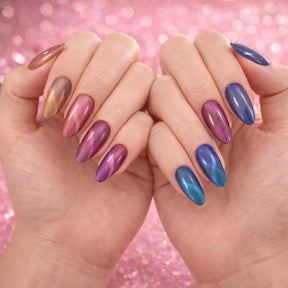 HEMATPOFree Miss Cherry Gama 6pz ojo de gato zafiro efecto uñas gel