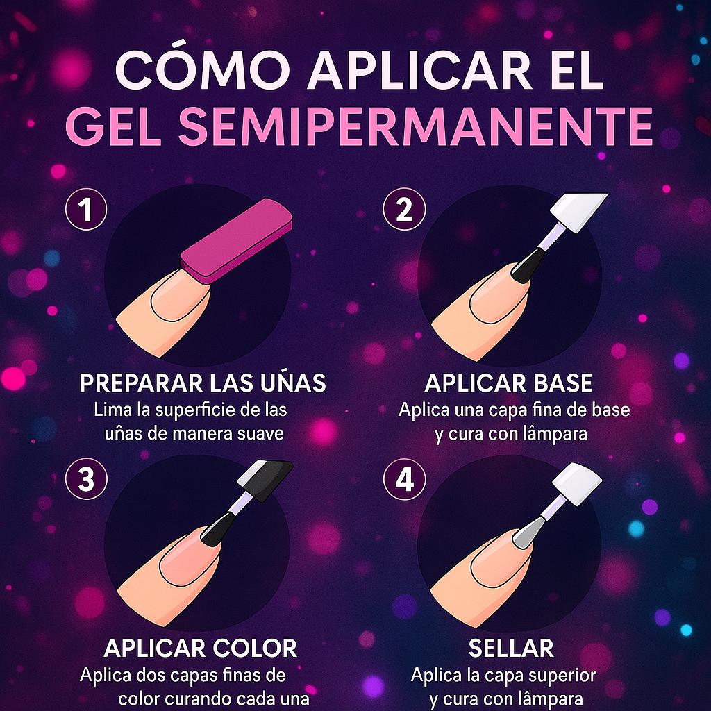 Miss Cherry Gama GLITTER gel semi permanente UV LED