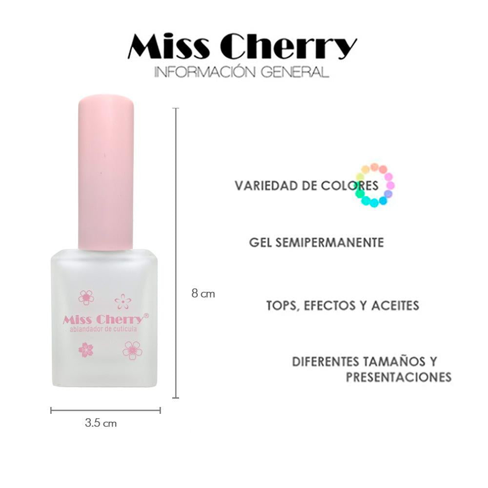Miss Cherry Ablandador de Cuticula para Manicura Express 15ml uñas cuidado
