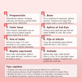 Miss Cherry Efecto ojo de gato Agatha gel semipermanente 10ml 6 Piezas