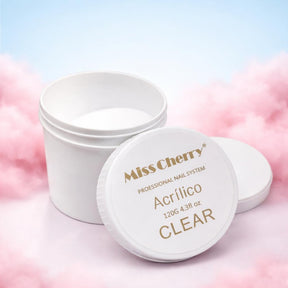 Miss Cherry Acrilico Clear Polvo 120g Uñas Acrilicos Esmaltes Profesional