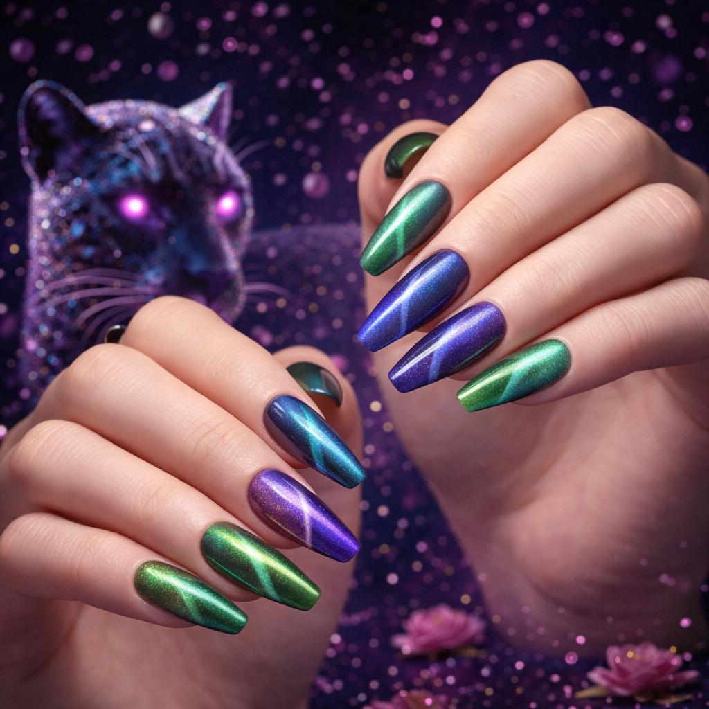 HEMATPO FREE Miss Cherry Ojo de gato 12D TPO FREE Gama profesional para uñas UV LED efecto