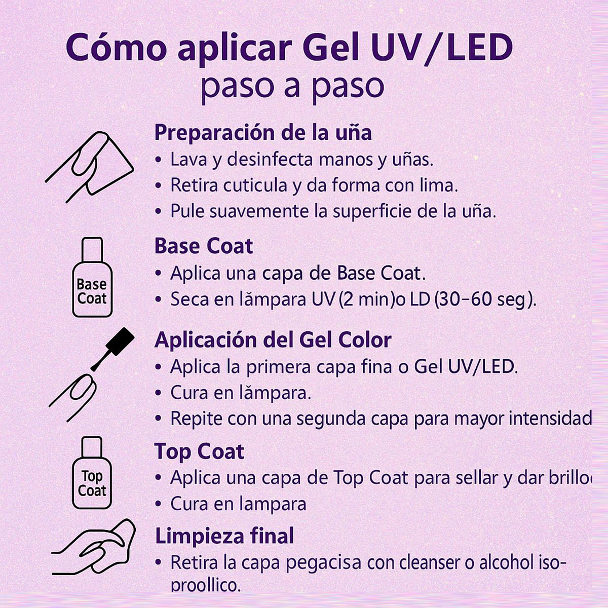 Miss Cherry Gama Camaleón gel semipermanente UV LED Glittergel Para Uña