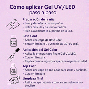 Miss Cherry Gama Camaleón gel semipermanente UV LED Glittergel Para Uña