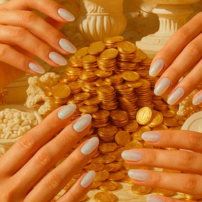 Miss Cherry Gama Hoja de oro gel semipermanente profesional UV LED manicura 12 p