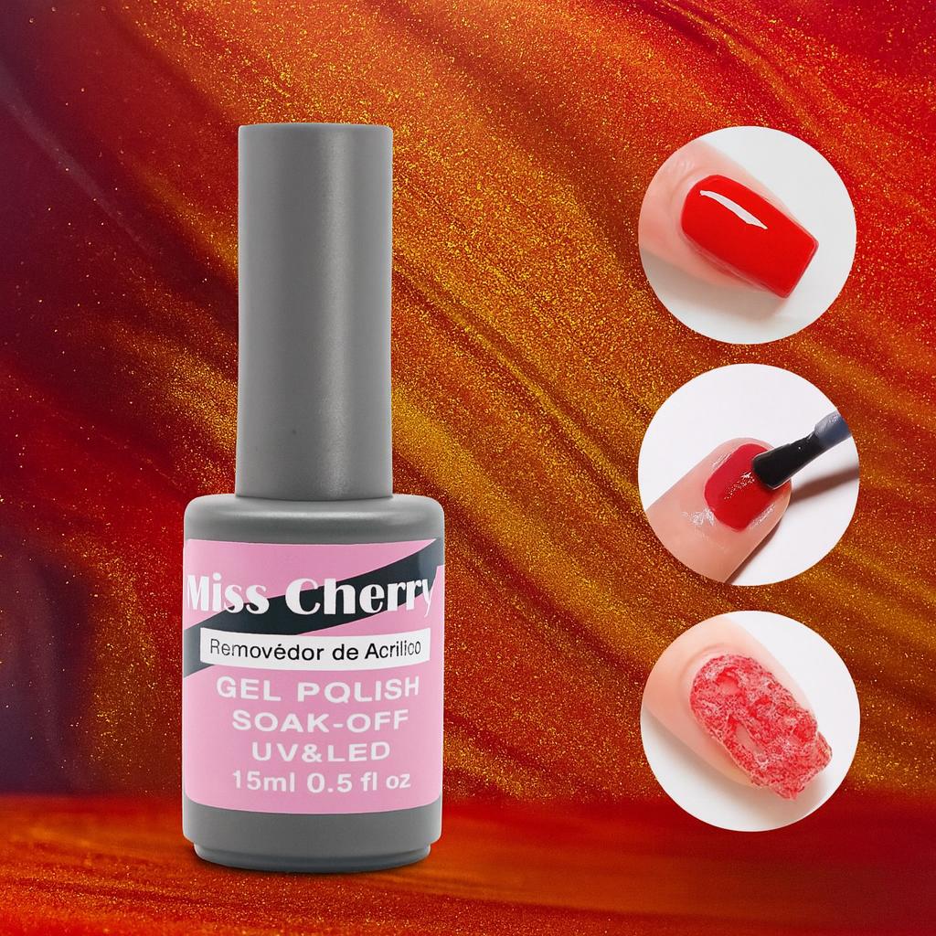 MISS CHERRY Gel Lechoso Removedor Primer Prectice amor