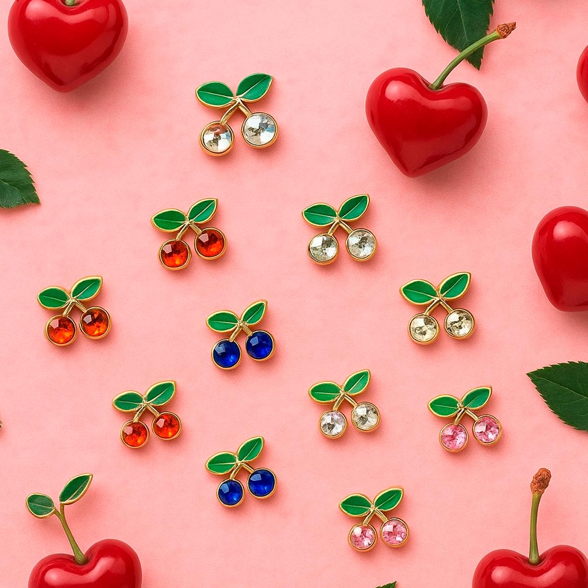 Miss Cherry Dijes Decoracion De Cerezas Para Uñas Nail Art