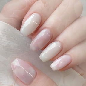 Miss Cherry Gel Blanco Lechoso Uv/led Gel Semi Permanente Uñas Gel Semipermanente Lechoso 6PCS