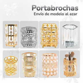 Miss Cherry Porta Brochas Lujoso Organizador de maquillaje