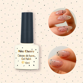 Miss Chery Textura de Cascarón de huevo acabado brillante para uñas Gel UV/LED 1pieza