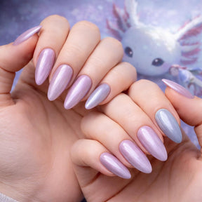 HEMATPOFree Miss Cherry Ojo de gato Ajolote efecto uñas gel profesional