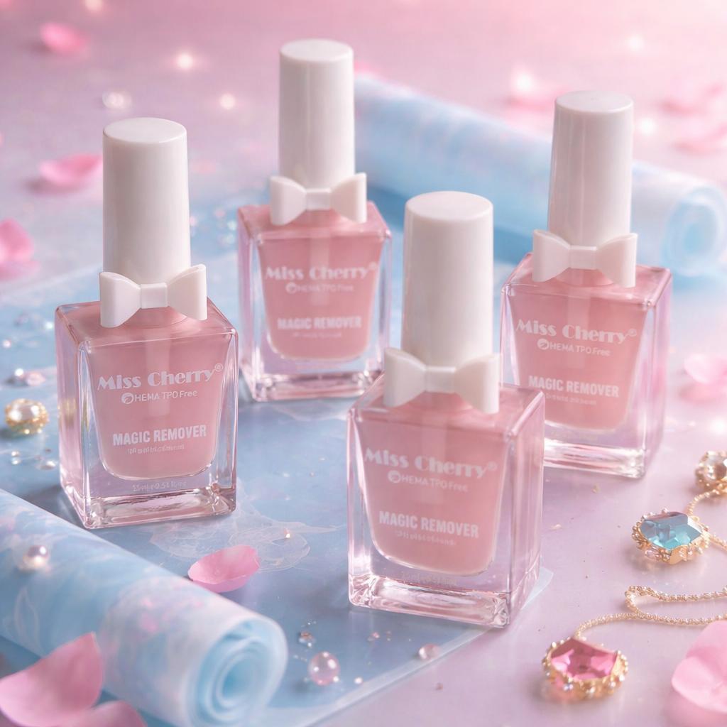 HEMATPOFree Miss Cherry Magic Remover Removedor De Gelishs quita esmalte uñas