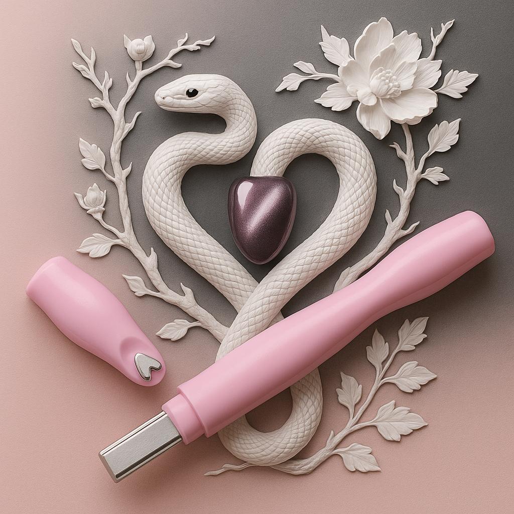 Miss Cherry Iman Snake forma de corazon Love heart efecto ojo de gato CAT EYE MAGNET