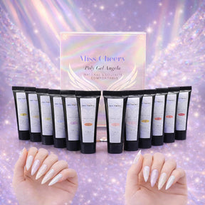 Miss Cherry Polygel Angela manicura decoracion Uñas Acrilicas 12pz