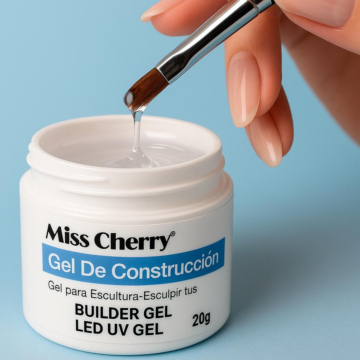 Miss Cherry Gel de Construccion Builder Gel LED UV GEL Profecsional Nail profecional manicura uñas 6pcs