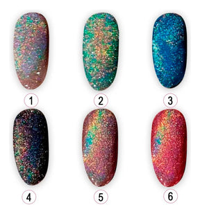 Miss Cherry Gama Unicornio Diamante Gel efecto ojo de gato semipermanente UV LED Nails profesional manicura