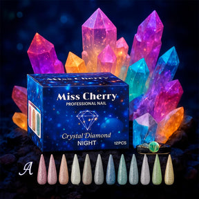 Miss Cherry Gama CRYSTAL DIAMOND Gel semipermanente UV LED 12 pcs