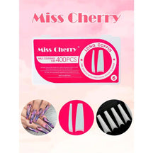 Miss Cherry Tips para el arte de las uñas acrilicas naturales 500 pcs