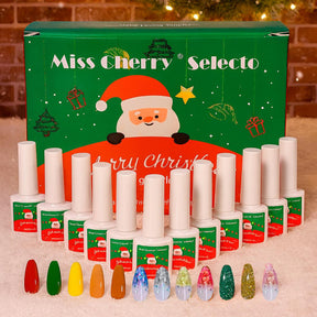 Miss Cherry Gama Feliz Navidad gel de uñas semipermanente UV/LED profesional manicura