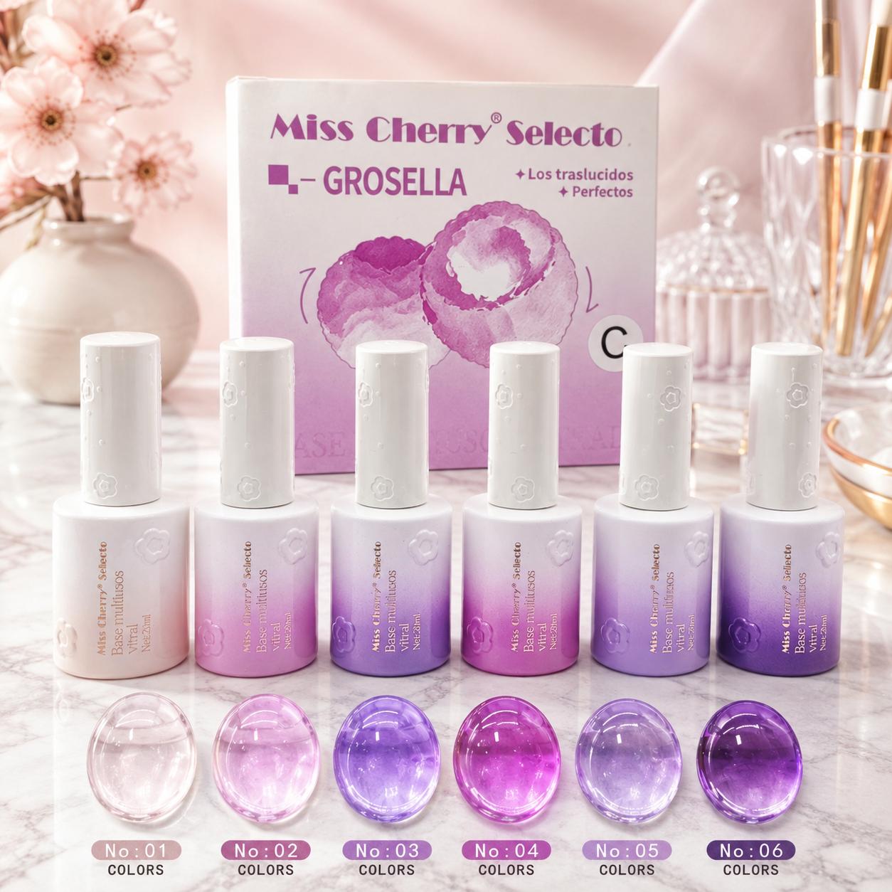 Miss Cherry Gel Semipermanente BASE MULTIUSOS VITRAL