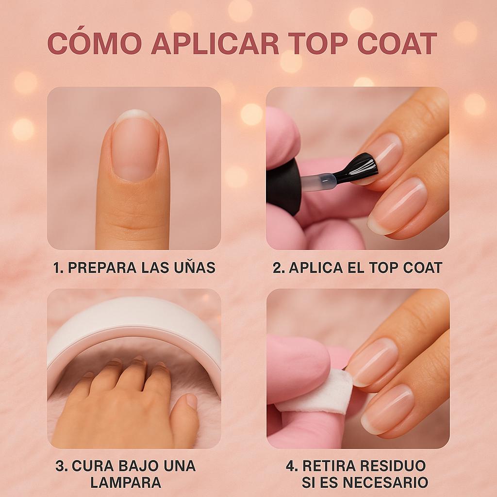 Miss Cherry Gel semipermanente TOP Coat y TOP Cristal Gel Polish Esmalte 12 pcs 10 ml Uñas Nails Efectos