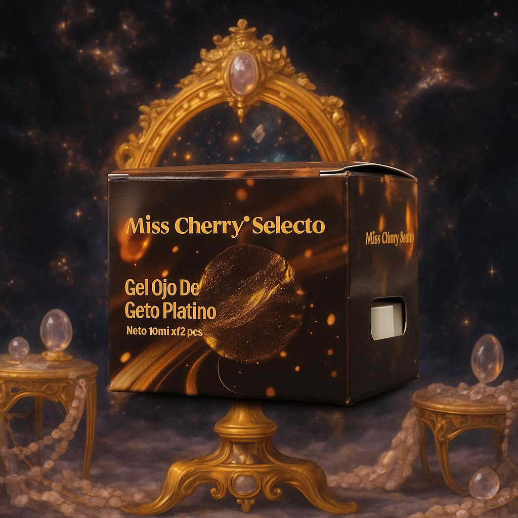 Miss Cherry Gel Ojo de gato Platino profesional manicura UV LED uñas