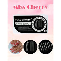 Miss Cherry Tips para el arte de las uñas acrilicas naturales 500 pcs