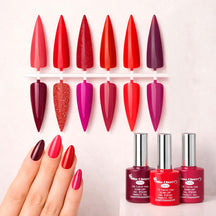 Miss Cherry Gama de 12 piezas Gel semipermanente Multicolor para uñas UV-Led