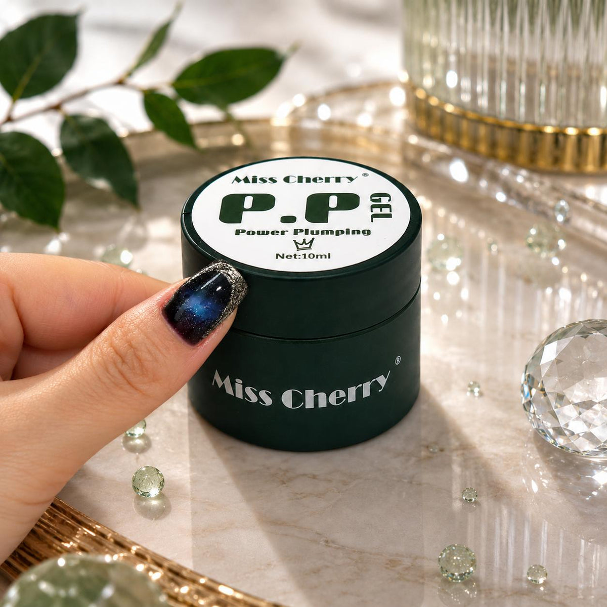 Miss Cherry Power Plumping Gel para hacer texturas y adherencia para Efectos. -Sin Capa de Inhibición-