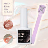 Miss Cherry KIT Magentico 1 Gel Efecto ojo de gato con Iman Incluido para efectos profesional en uña