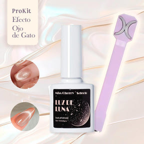 Miss Cherry KIT Magentico 1 Gel Efecto ojo de gato con Iman Incluido para efectos profesional en uña