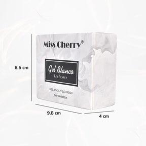 Miss Cherry Gel Blanco Lechoso Uv/led Gel Semi Permanente Uñas Gel Semipermanente Lechoso 6PCS