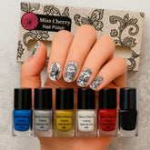 Miss Cherry Tinta para sellos Stamping en uñas barniz semipermanente Esmalte profesional