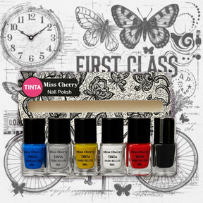 Miss Cherry Tinta para sellos Stamping en uñas barniz semipermanente Esmalte profesional