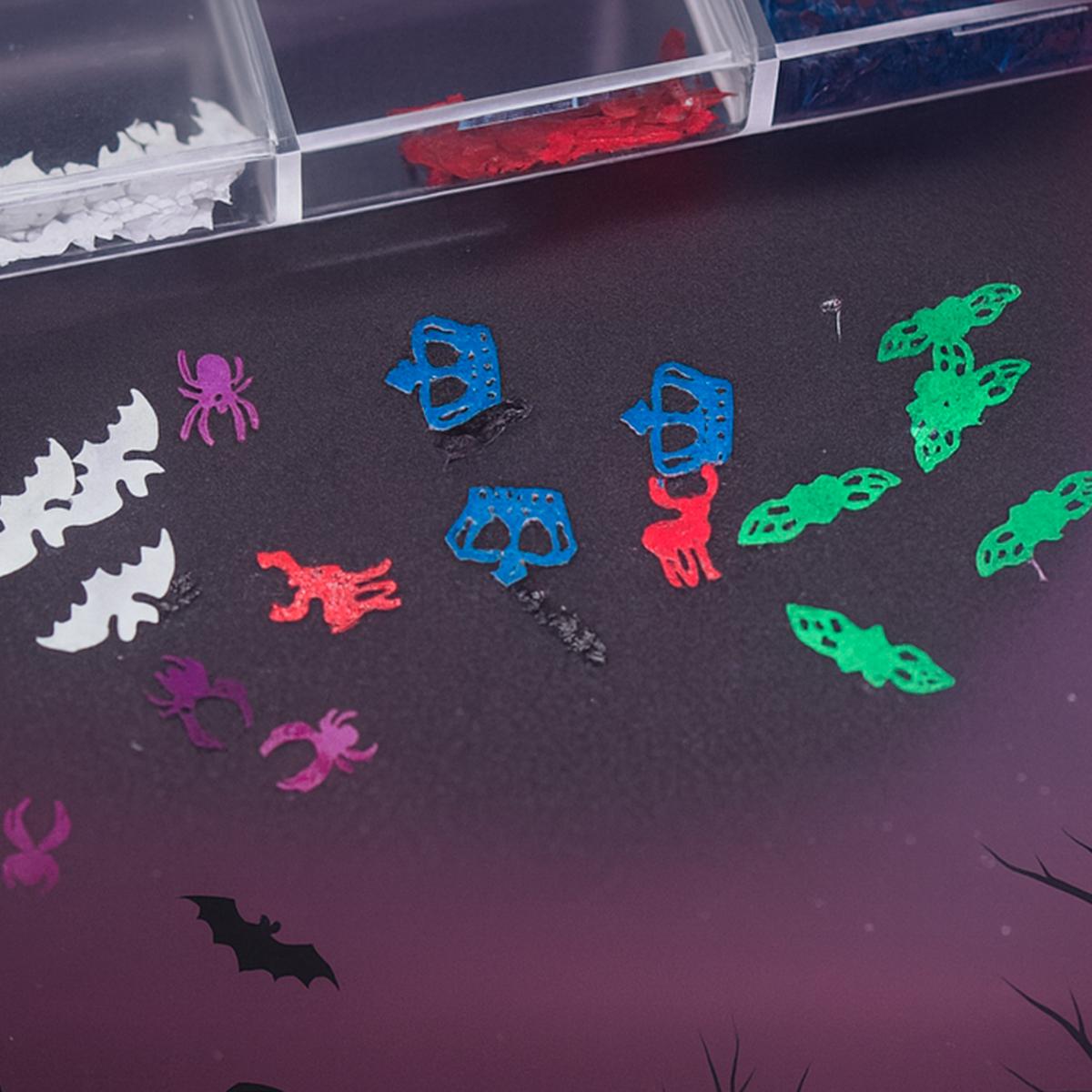 Miss Cherry Decoraciones Halloween Para Uñas  Dijes Figuras Nail - 2 Estuches