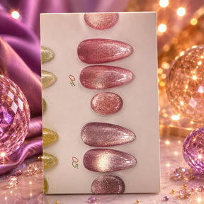 Miss Cherry Esmalte Efecto ojo de gato SAMBA 6 pcs gel semi permanente  UV LED para uñas manicura profesional Nails Art