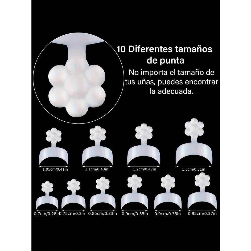 Miss Cherry Tips para el arte de las uñas acrilicas naturales 500 pcs