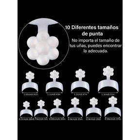 Miss Cherry Tips para el arte de las uñas acrilicas naturales 500 pcs