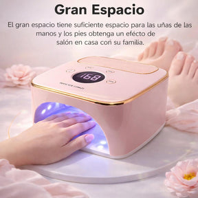 Miss Cherry Lampara UV/Led Recargable 158w 15600mAh para Esmalte de Uñas Nails Esmalte